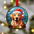 Labrador Yellow Snow Globe Decoration